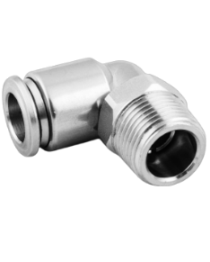 Racor Codo Inoxidable 